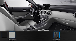 Màu nội thất Mercedes A200 2016 Mercedes A200 2016 màu Nội thất Xám Crystal 118