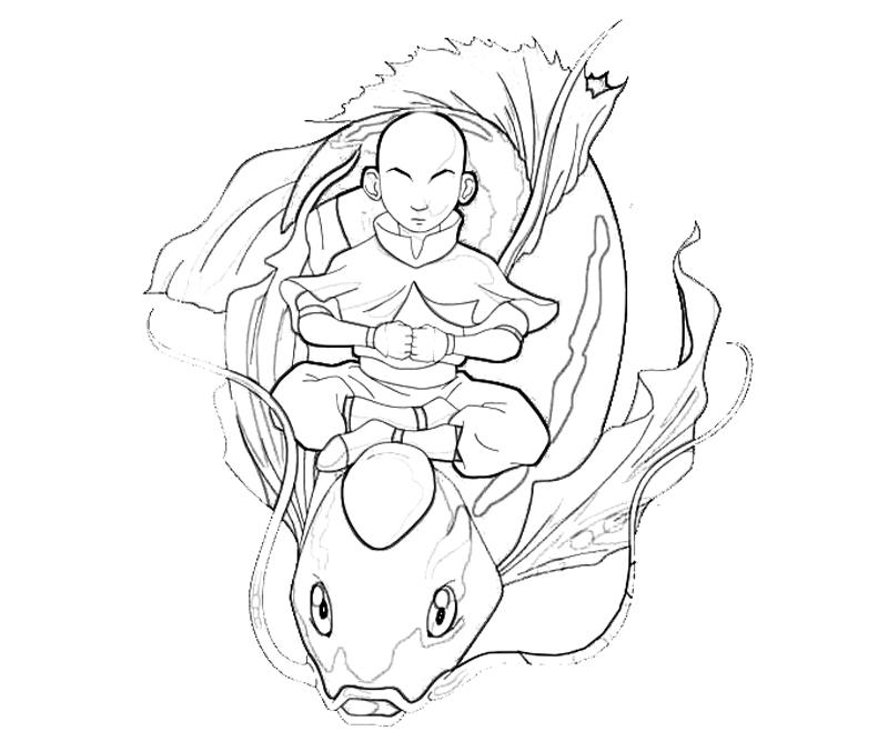 aang coloring pages - photo #16