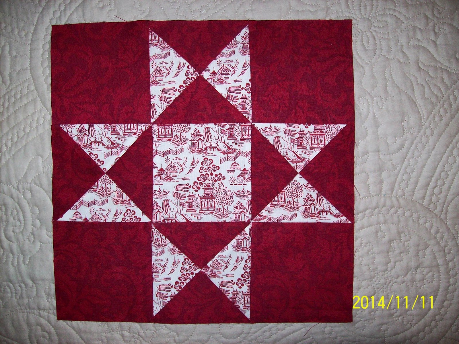 Quilting block swaps Australia 12" November blocks for Joanne