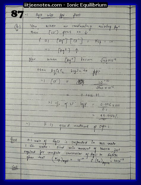 ionic equilibrium class question6