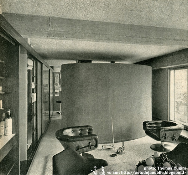 Paris - Appartement de Ionel Schein Architecte: Ionel Schein en colaboration avec Claude Demoulain, Dirk Jan Rol et Janine Abraham. Photos: 1966 Paris - Appartement de Ionel Schein Architecte: Ionel Schein en colaboration avec Claude Demoulain, Dirk Jan Rol et Janine Abraham. Photos: 1966