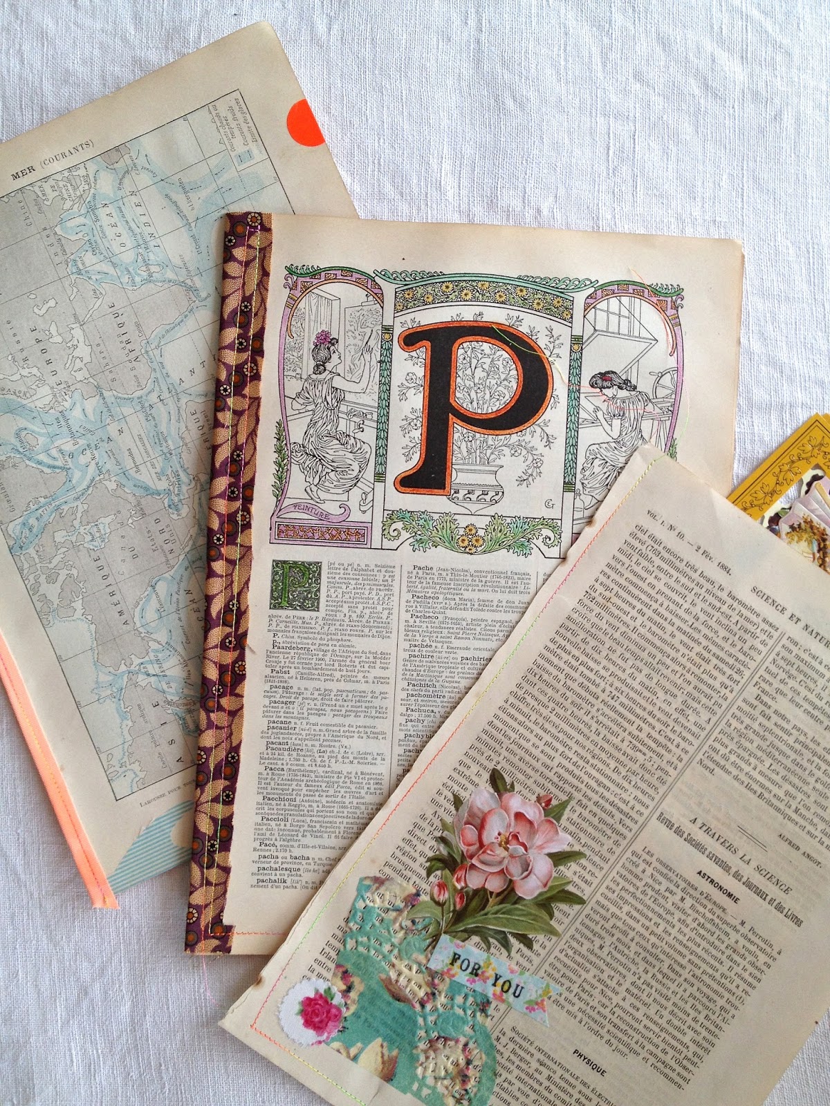 One Bunting Away: DIY Craft using old book pages File folder