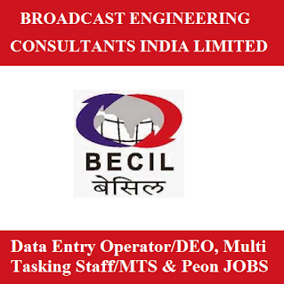BECIL Admit Card 2017 | DEO, MTS & Peon Jobs | Apply Now | Sarkari Naukri Broadcast Engineering Consultants India Ltd., BECIL, freejobalert, Sarkari Naukri, BECIL Admit Card, Admit Card, becil logo