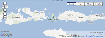 Pulau Komodo, Google Maps makin akurat dan makin lengkap di Indonesia