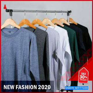 MRTT039K39 Kaos Polos Lengan Panjang Cotton Combed BMGShop