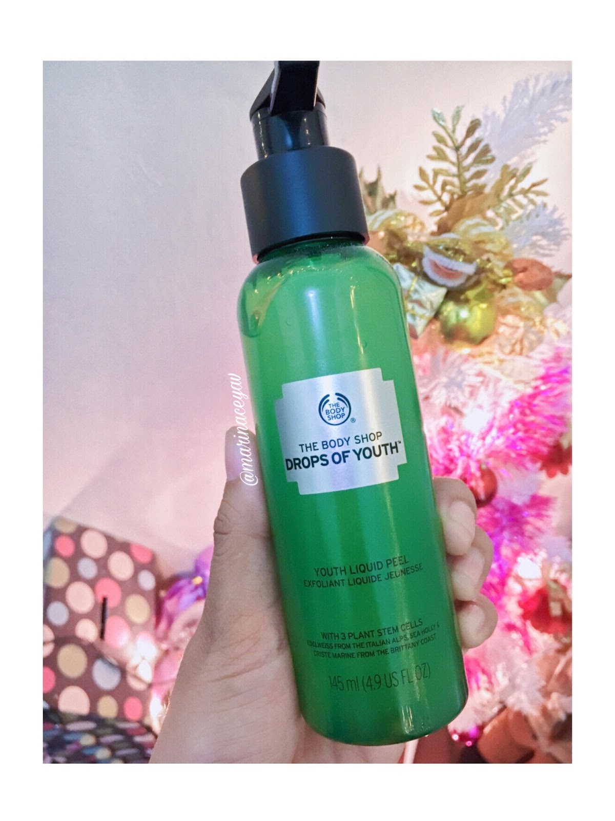 Review The Body Shop Drops Of Youth, Youth Liquid Peel shining like a diamond