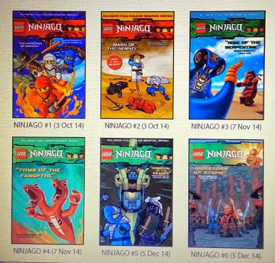 LEGO Ninjago Graphic Novel volumes 1-6