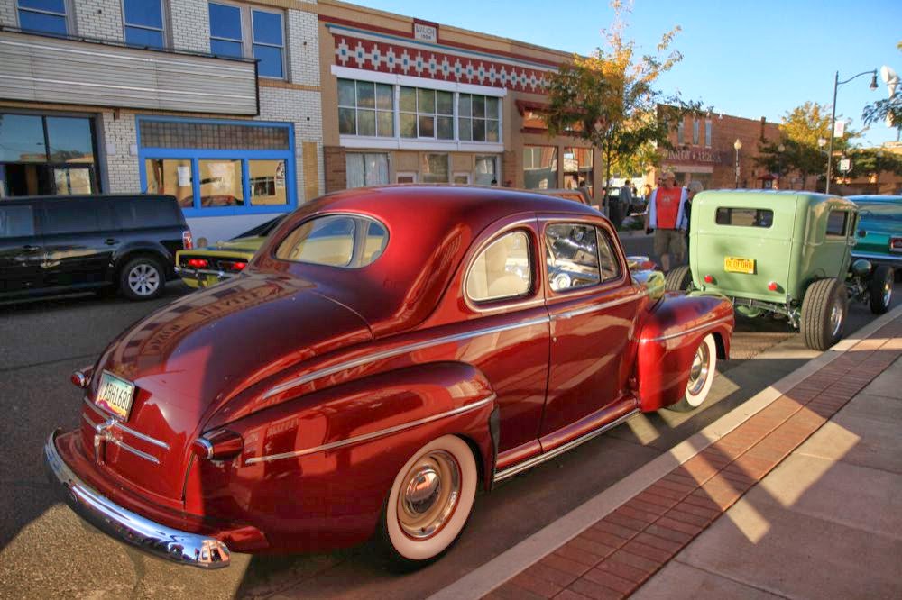 Winslow Car Show with a one way ticket on an eastbound train