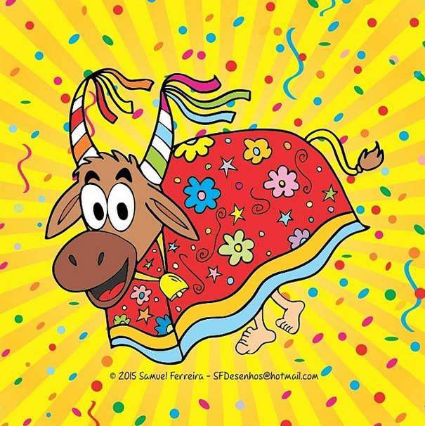 Desenhos em Quadrinhos: Série: Carnaval (Bumba Meu Boi / Boi Bumbá)