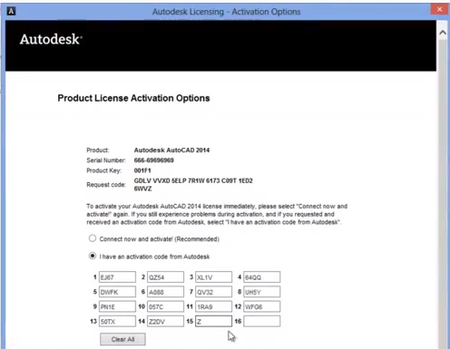 Autocad 2014 serial number