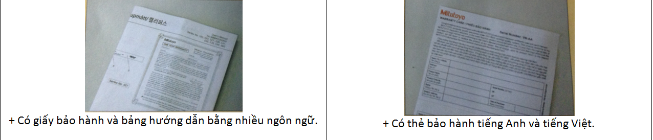 Phân biệt thước cặp cơ Mitutoyo 530-312 thật và giả 