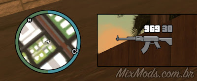 gta sa san mod gta iv hud to sa weapon icons radar