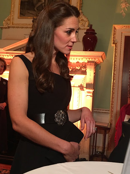 Kate Middleton wore Preen by Thornton Bregazzi Finella Dress, Temperley London Crystal Bow Belt
