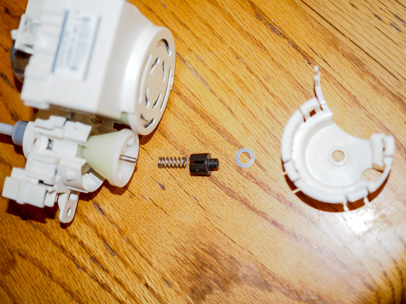 Kenmore dishwasher leaking diverter motor