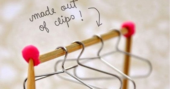 Cómo hacer mini ganchos de ropa de adorno con clips ~ Solountip.com