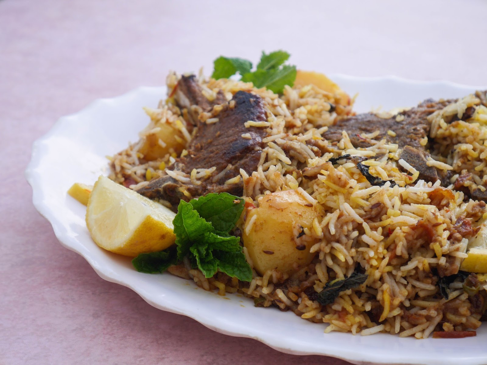This Muslim Girl Bakes Sindhi Lamb Chop Biryani.