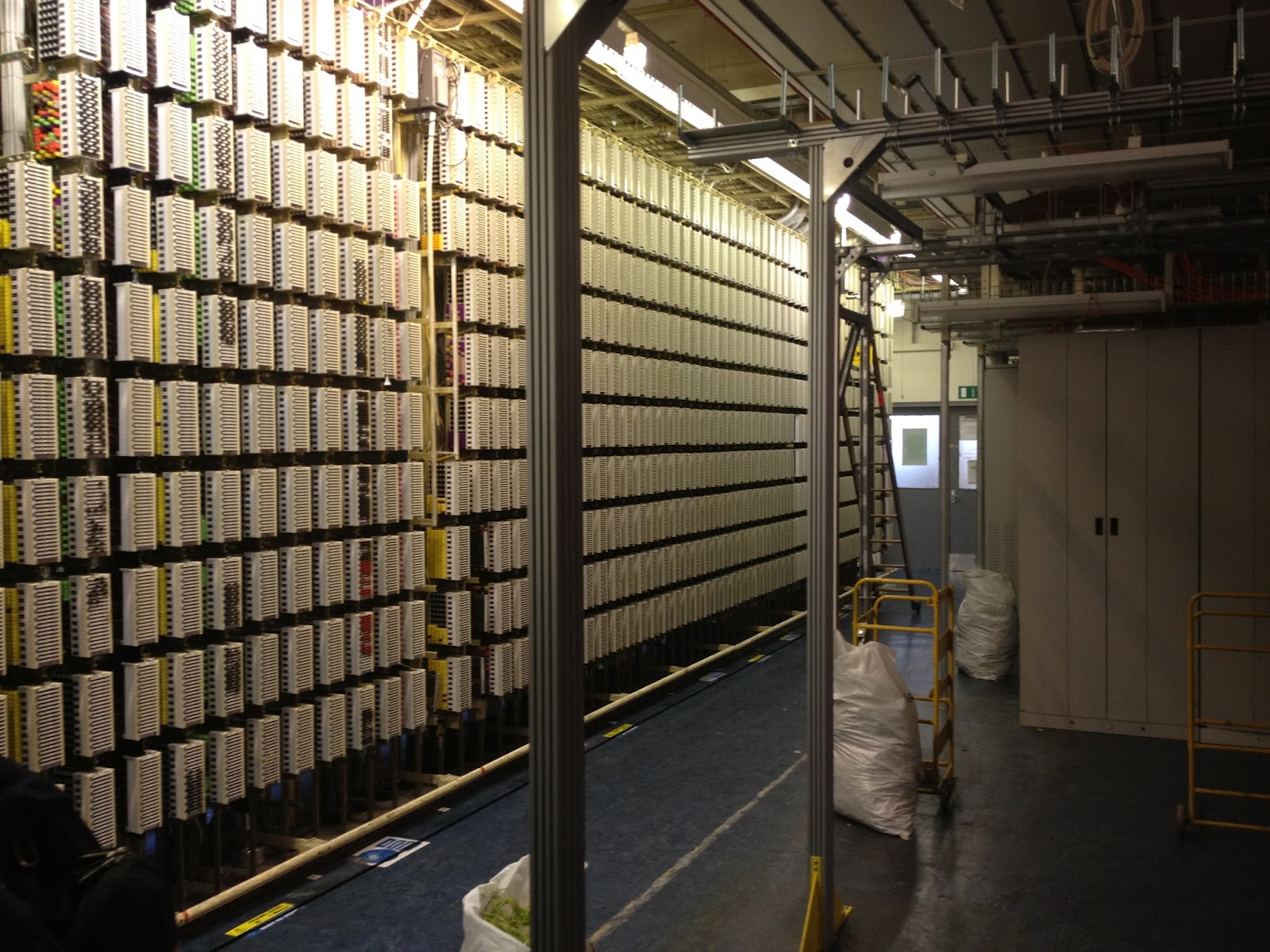 Richard Alpagot's blog. Visit to a BT telephone exchange (CO)