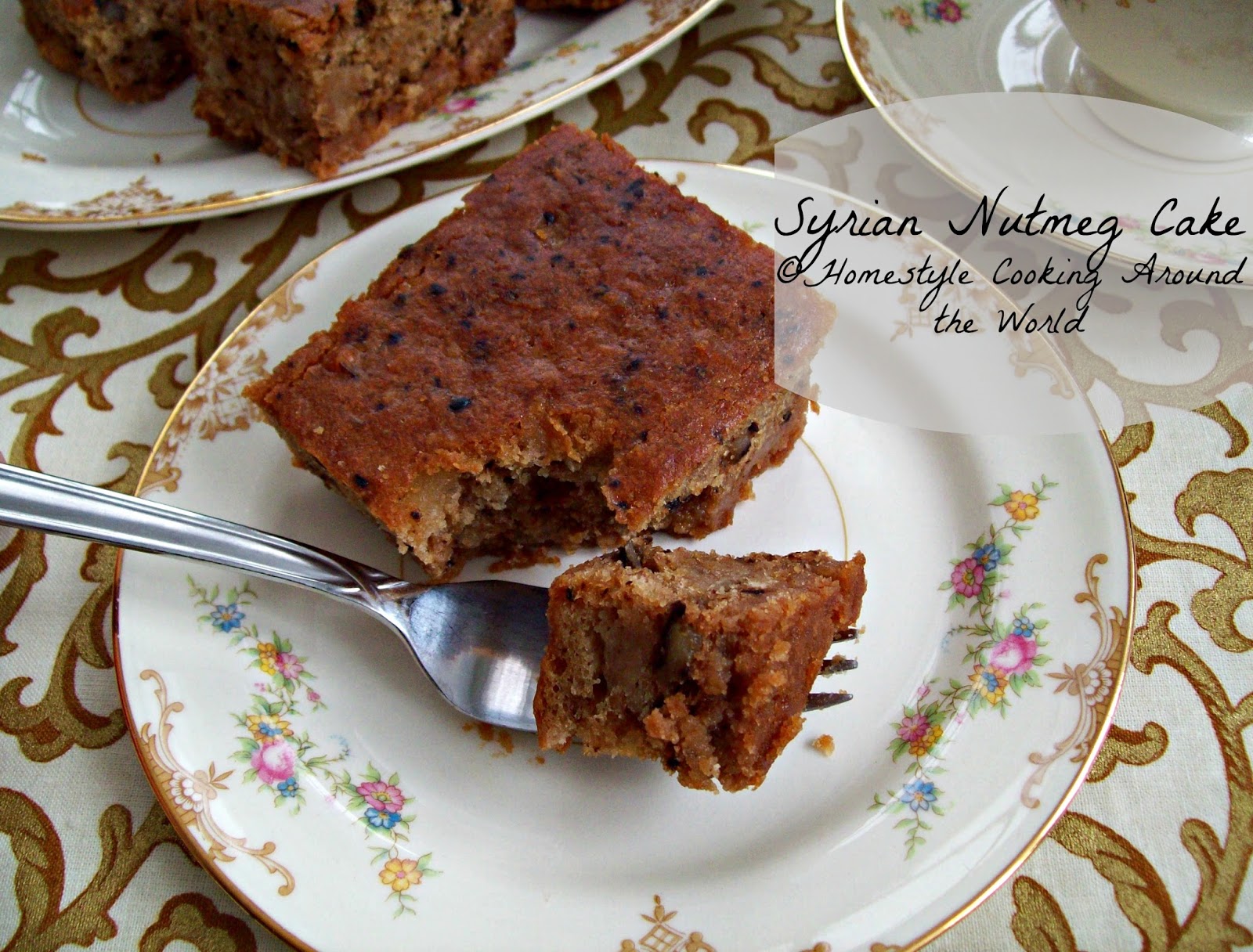 Homestyle Cooking Around The World Syrian Nutmeg Cake