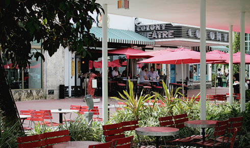 Lincoln Road Mall Miami Beach Florida