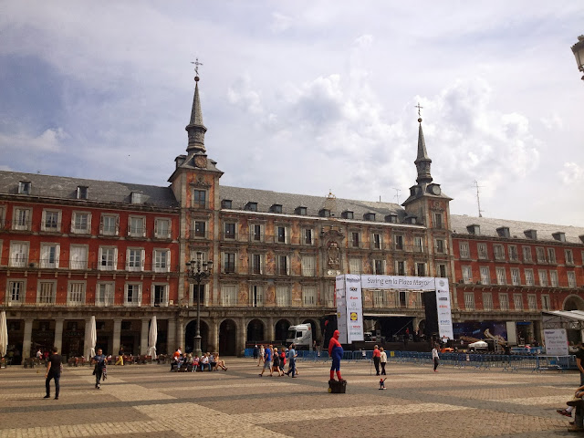 Plaza Mayor in Madrid on Semi-Charmed Kind of Life