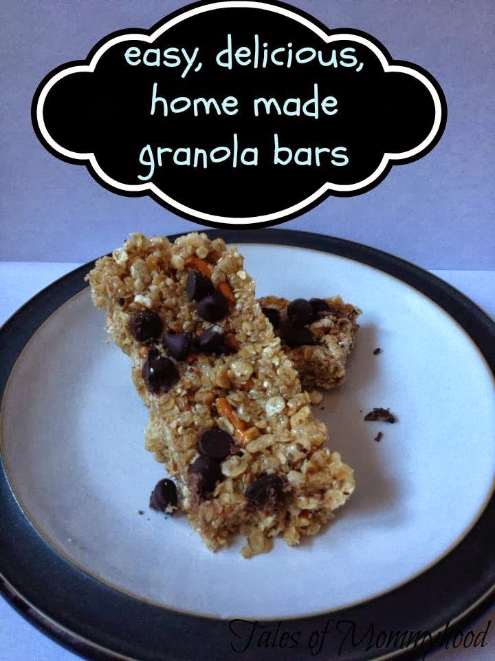 Tales of Mommyhood Tasty Tuesday Home Made Granola Bars