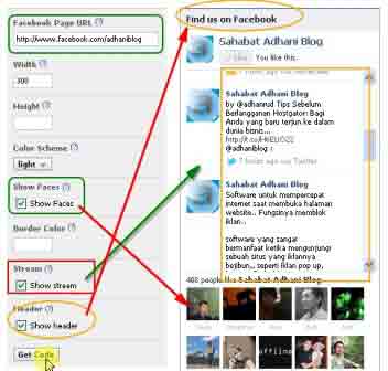 cara membuat facebook like box, membuat facebook like box, facebook like box, facebook like box pada blog