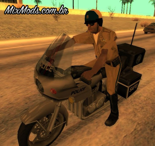 skins policiais gta sa mod