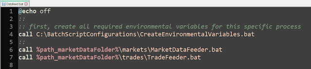 Path: Batch scripting : managing configurational complexity