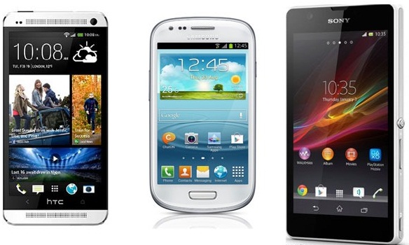 HTC One Mini VS. Galaxy S4 Mini VS. Sony Xperia ZR Specs
