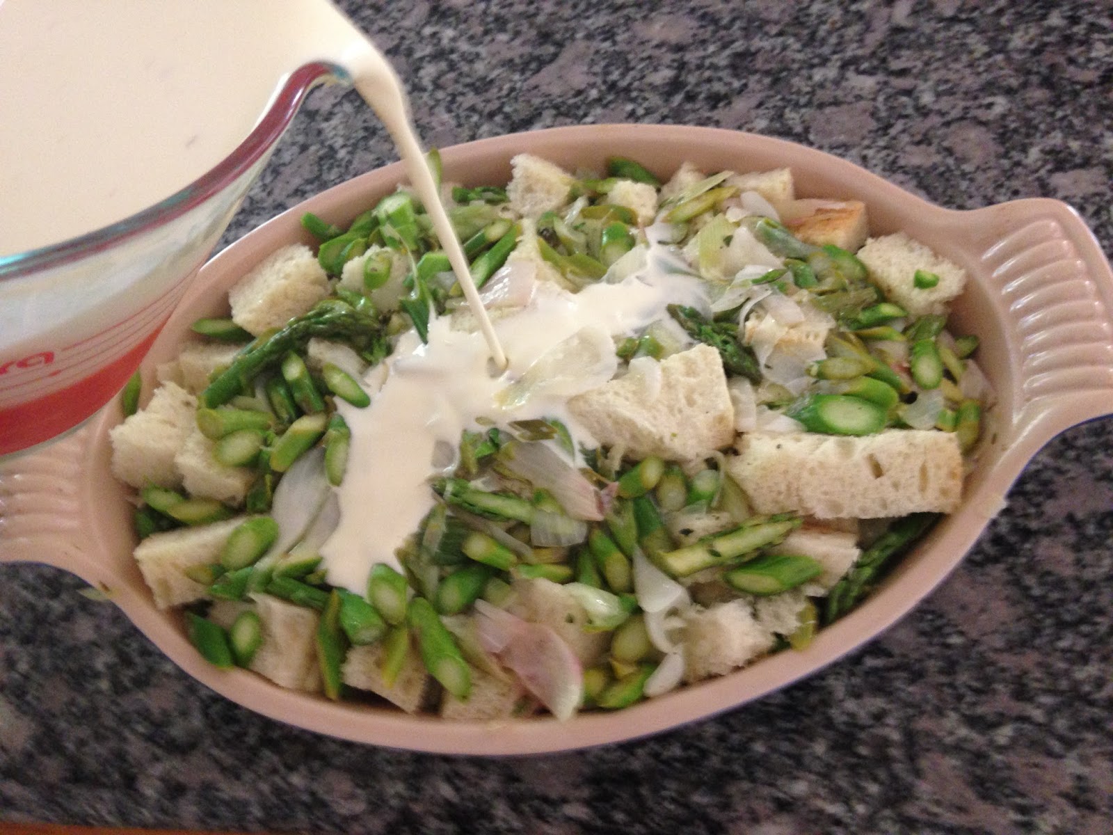 Maria Teresa's Kitchen: Sformato di Asparagi e Cipolla (Asparagus and