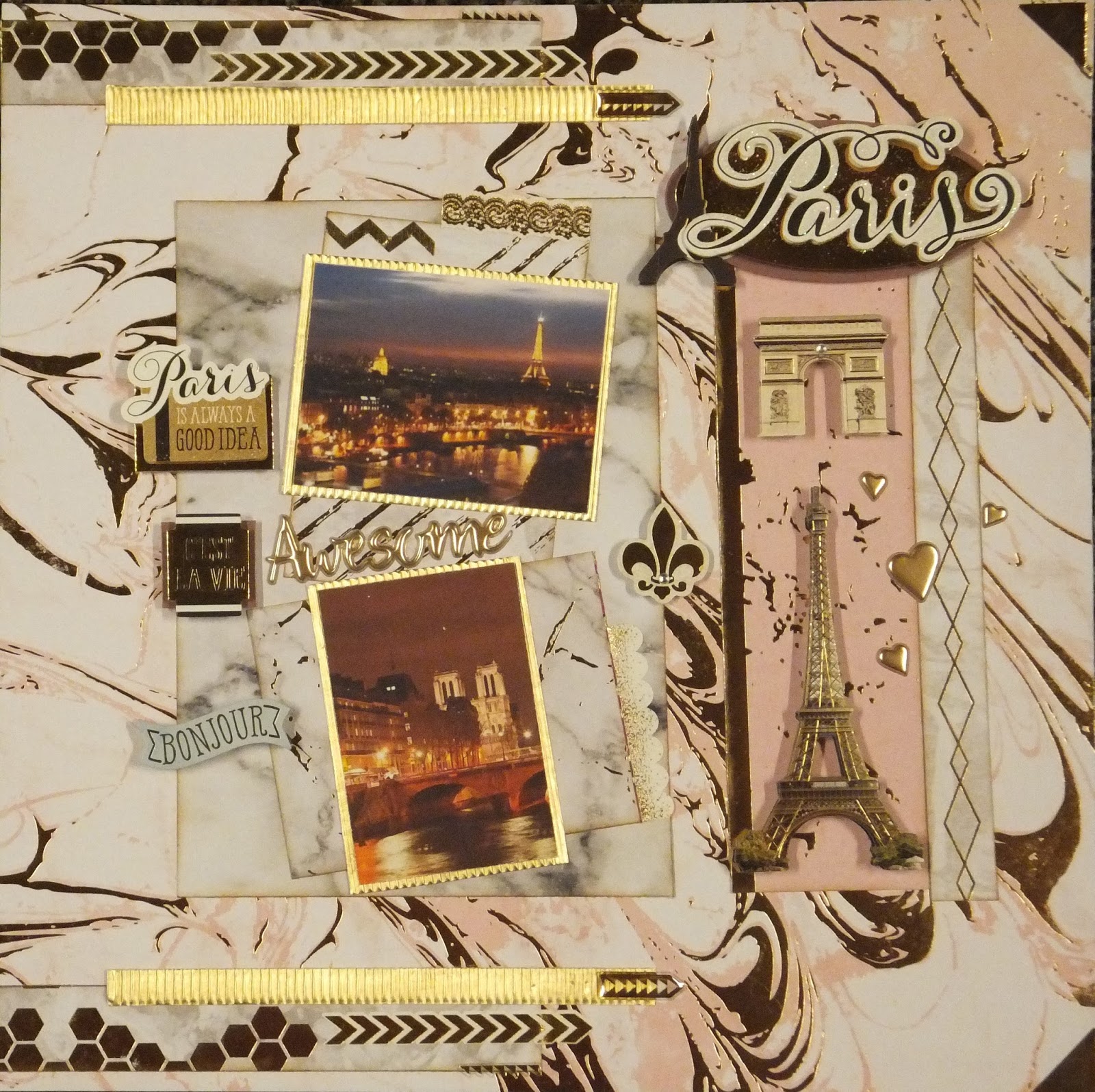 Bee Cee Creativity Marbleous and Paris products from Paper House