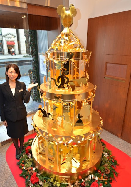 Japan Gold Christmas Tree