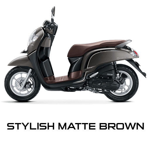 New Scoopy Stylish Matte Brown New Scoopy 2019 Rp 18 650 