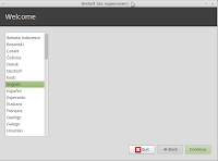 start linuxmint13 install welcome screen start linuxmint13 install welcome screen