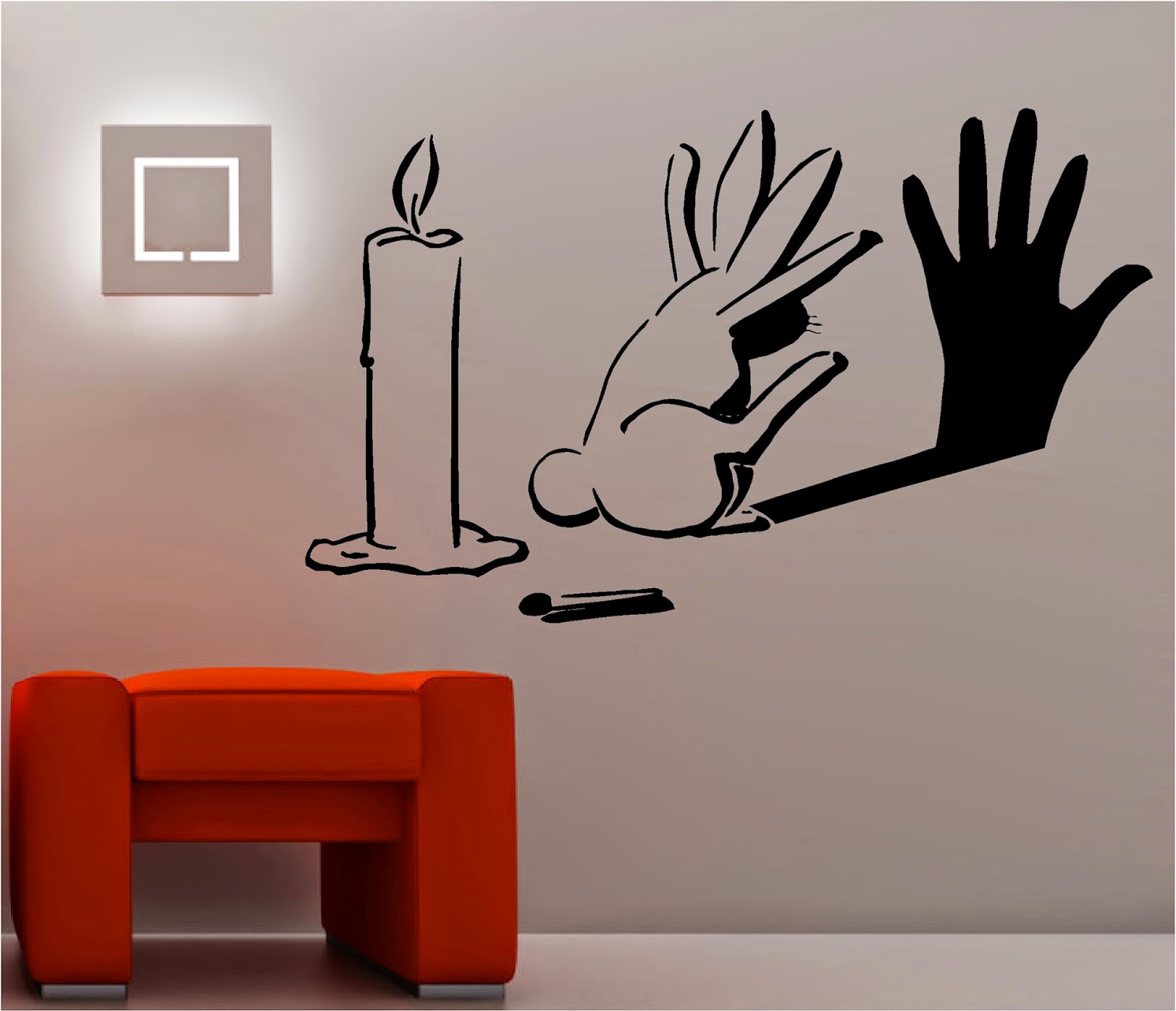 3D wall stickers high quality photographs