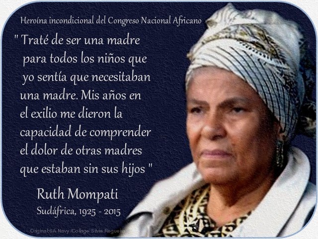 Mujeres Famosas RUTH MOMPATI SUDÁFRICA