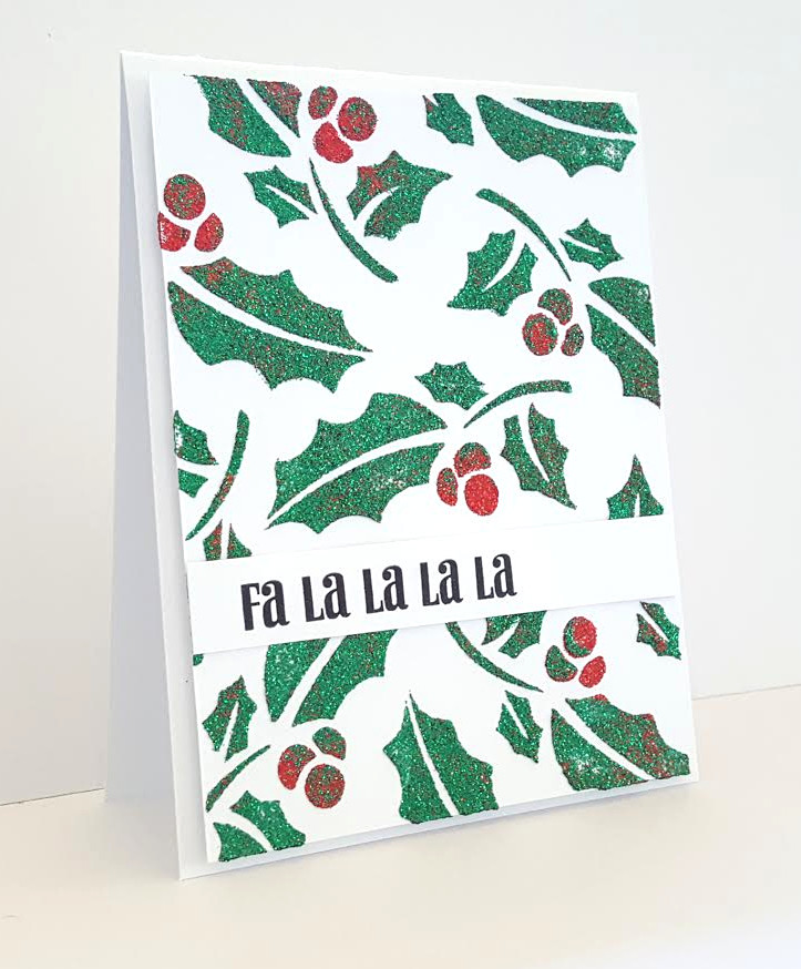christmas card stencils