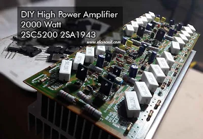 Power Amplifier circuit 2000W