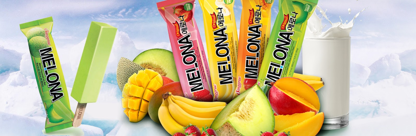 Binggrae Melona Refreshing Banana Flavoured Ice Bar