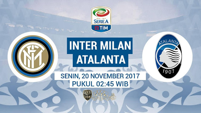 Prediksi Bola : Inter Milan Vs Atalanta , Senin 20 November 2017 Pukul 02.45 WIB