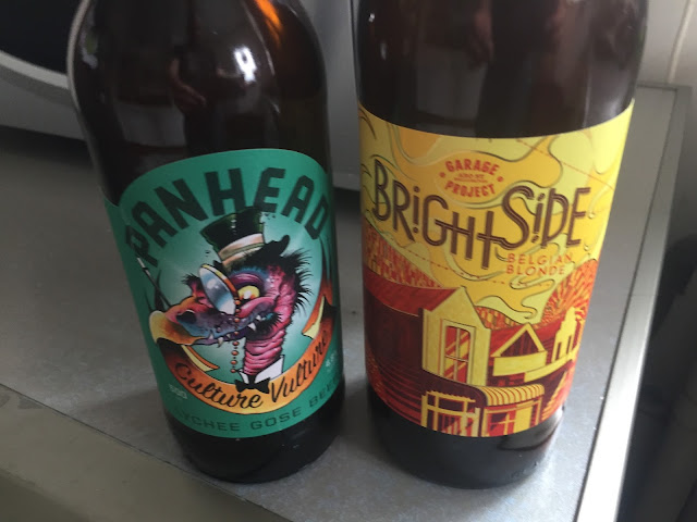 removing beer labels from Garage Project bottle