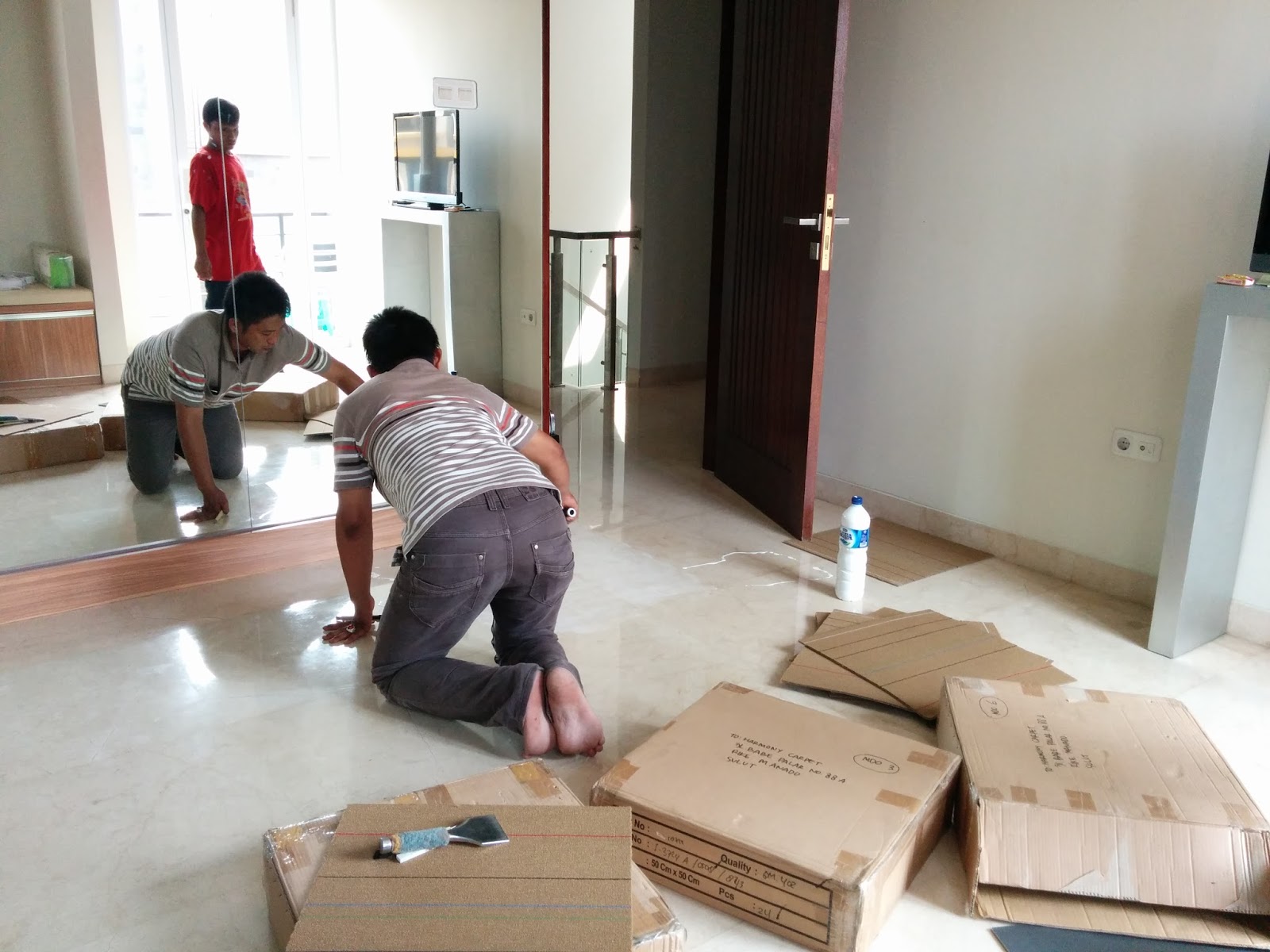 Harmony Carpet Instalasi Karpet Tile PIK Jakarta