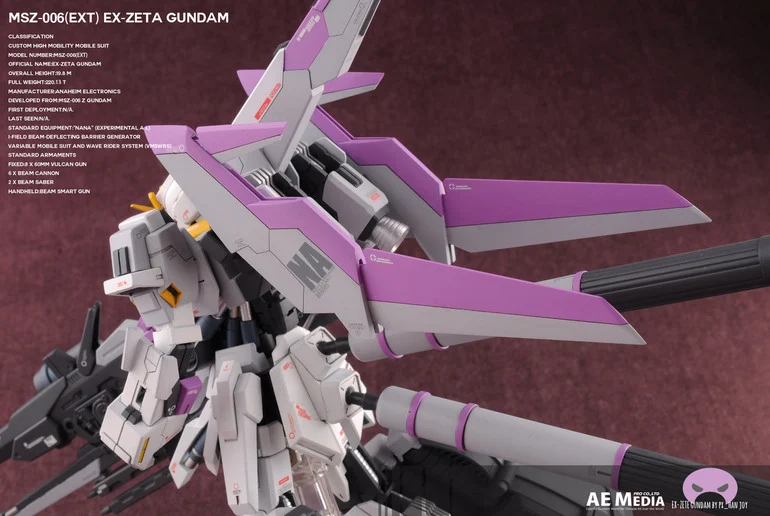 Custom Build: HG 1/144 Ex-Zeta Gundam