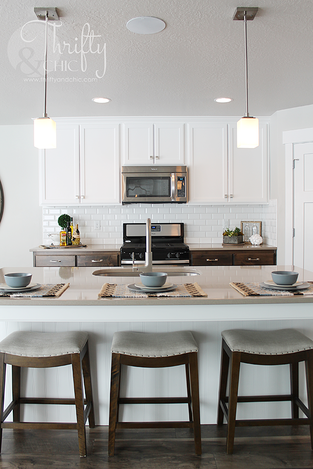 Kitchen decorating idea and model home tour