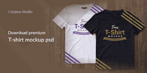 Download Premium T-Shirt Mockup PSD Gratis