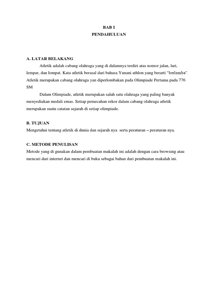 makalah atletik - wood scribd indo