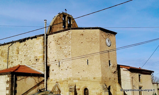 Le Bourg de Reignat, Puy-de-Dôme, Auvergne.