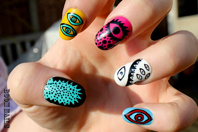 MY OWN KUSAMA NAILS