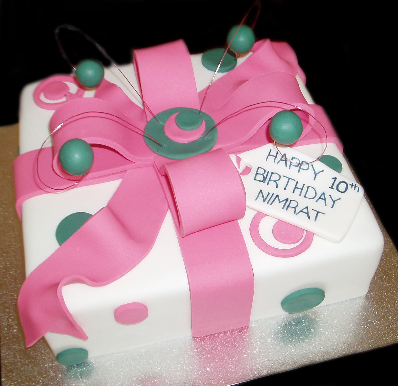 Nada's cakes Gift Box Cake by Nada's Cakes Canberra