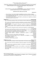 Barem de evaluare si notare limba si literatura romana (invatatori) - titularizare 2012 Barem de evaluare si notare limba si literatura romana (invatatori) - titularizare 2012